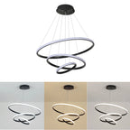 LumaHalo™ – Modern Spiral LED Chandelier