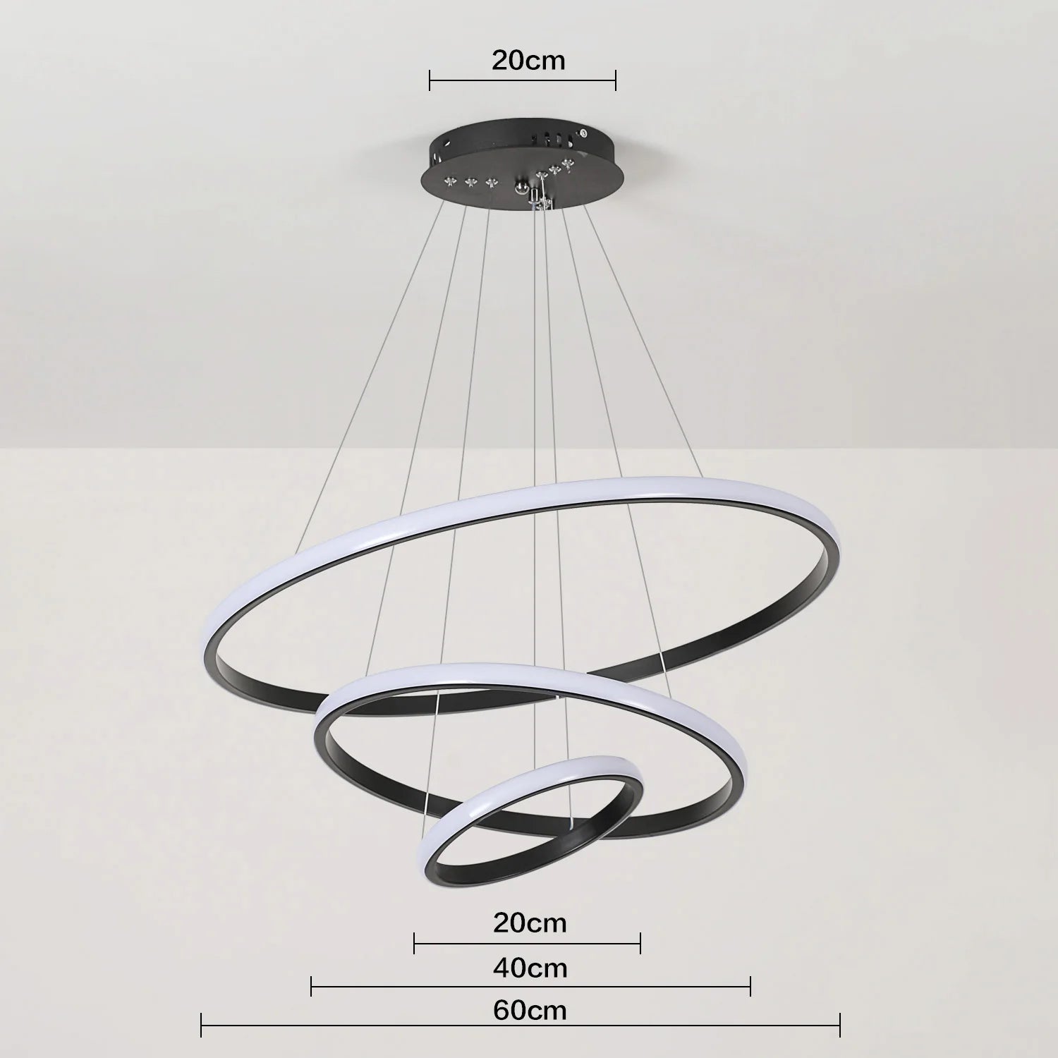 LumaHalo™ – Modern Spiral LED Chandelier