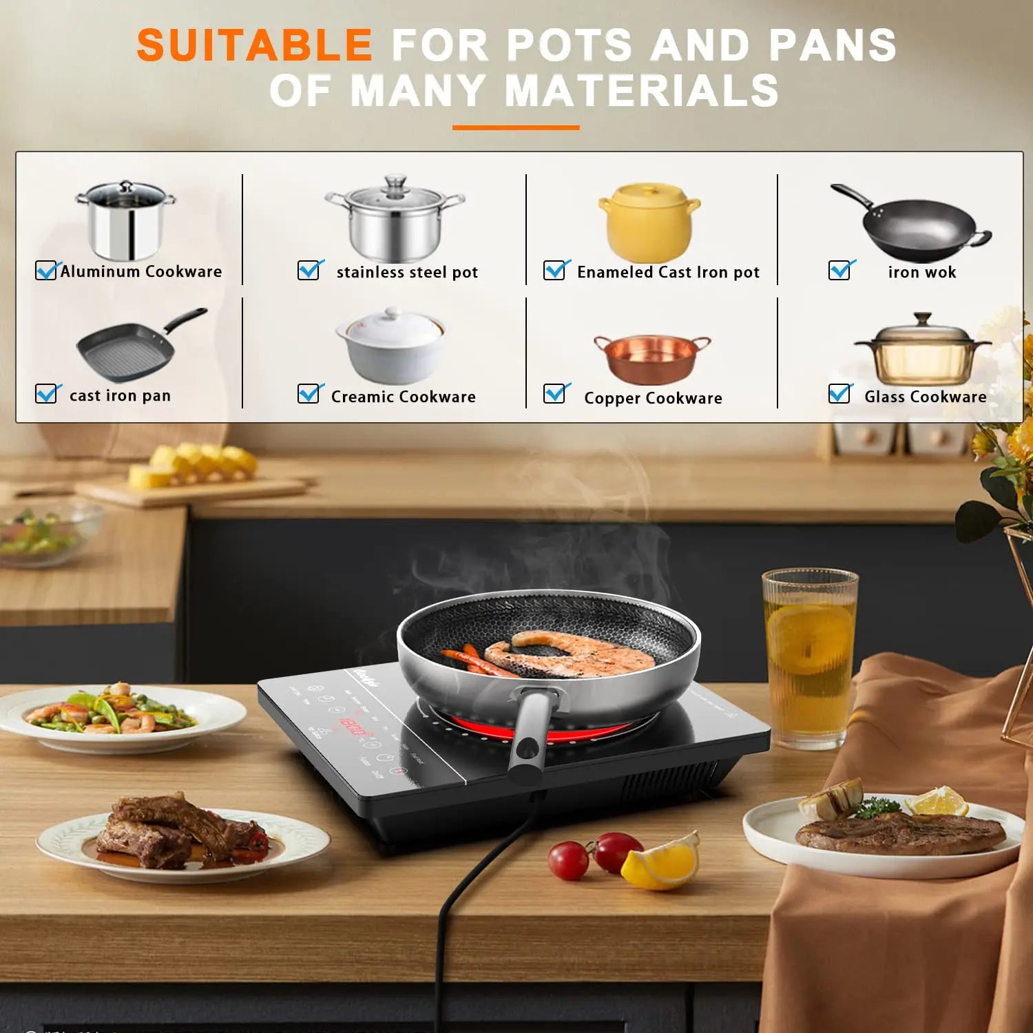 Cooksi™ Portable Induction Hob