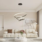 LumaHalo™ – Modern Spiral LED Chandelier