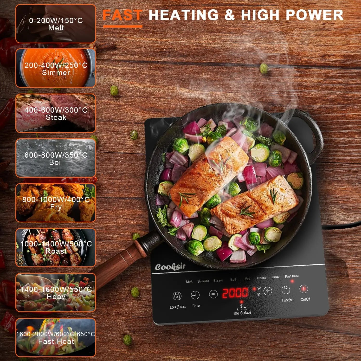 Cooksi™ Portable Induction Hob