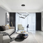 LumaHalo™ – Modern Spiral LED Chandelier