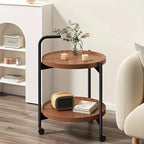 ElegantRound™ – Rolling Side Table