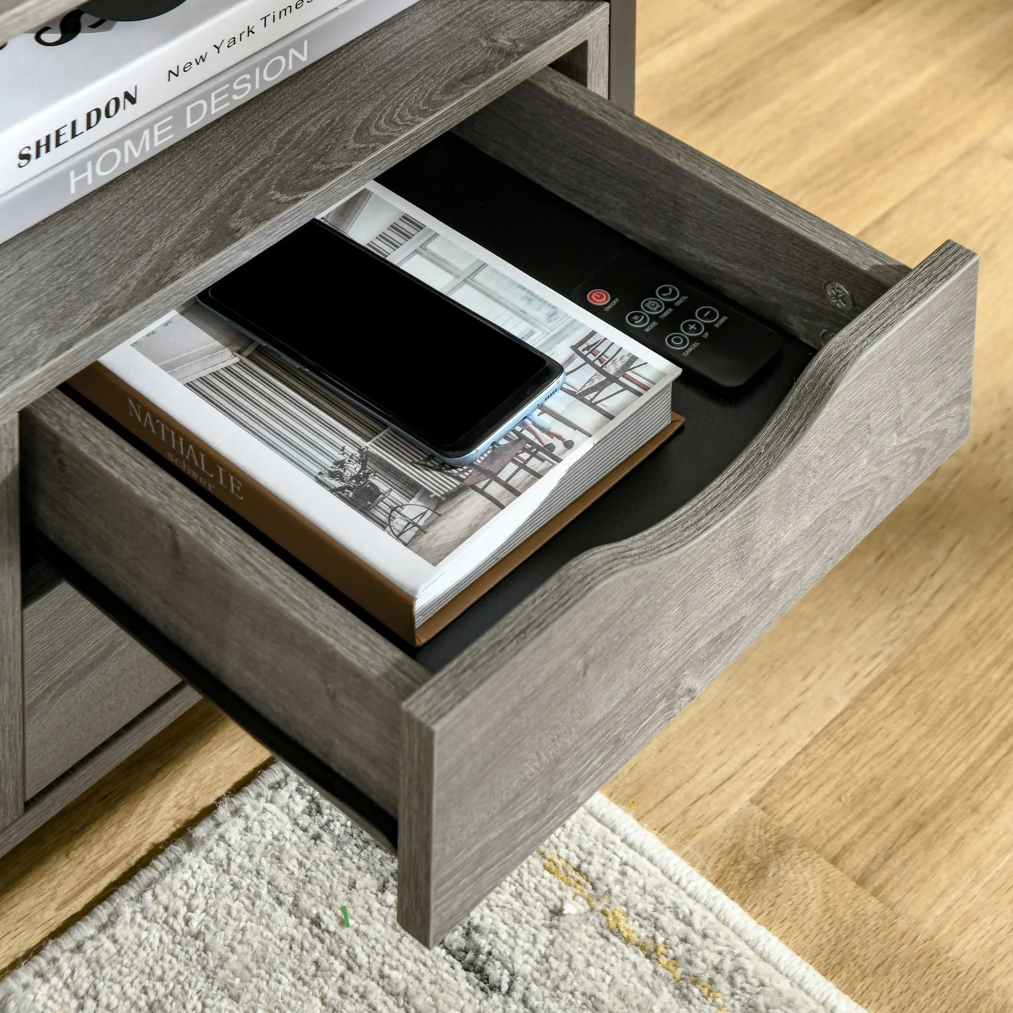 NordicEdge™ Industrial Bedside Table