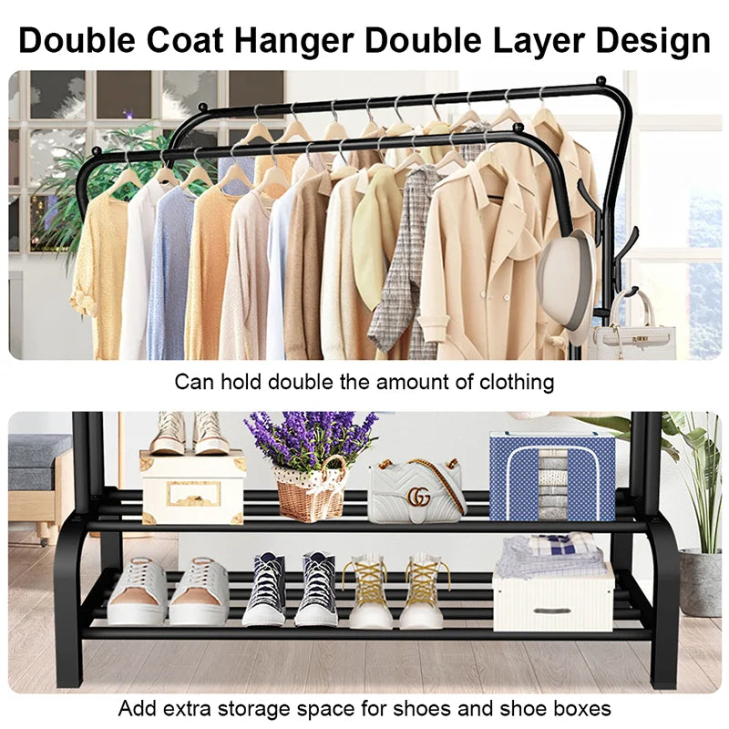 StyleRack™ Double Clothing Organiser