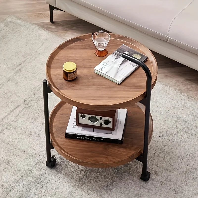 ElegantRound™ – Rolling Side Table
