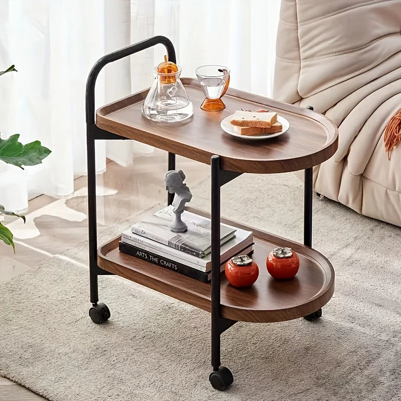 ElegantRound™ – Rolling Side Table