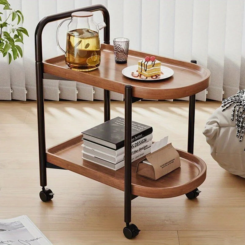 ElegantRound™ – Rolling Side Table
