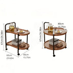 ElegantRound™ – Rolling Side Table